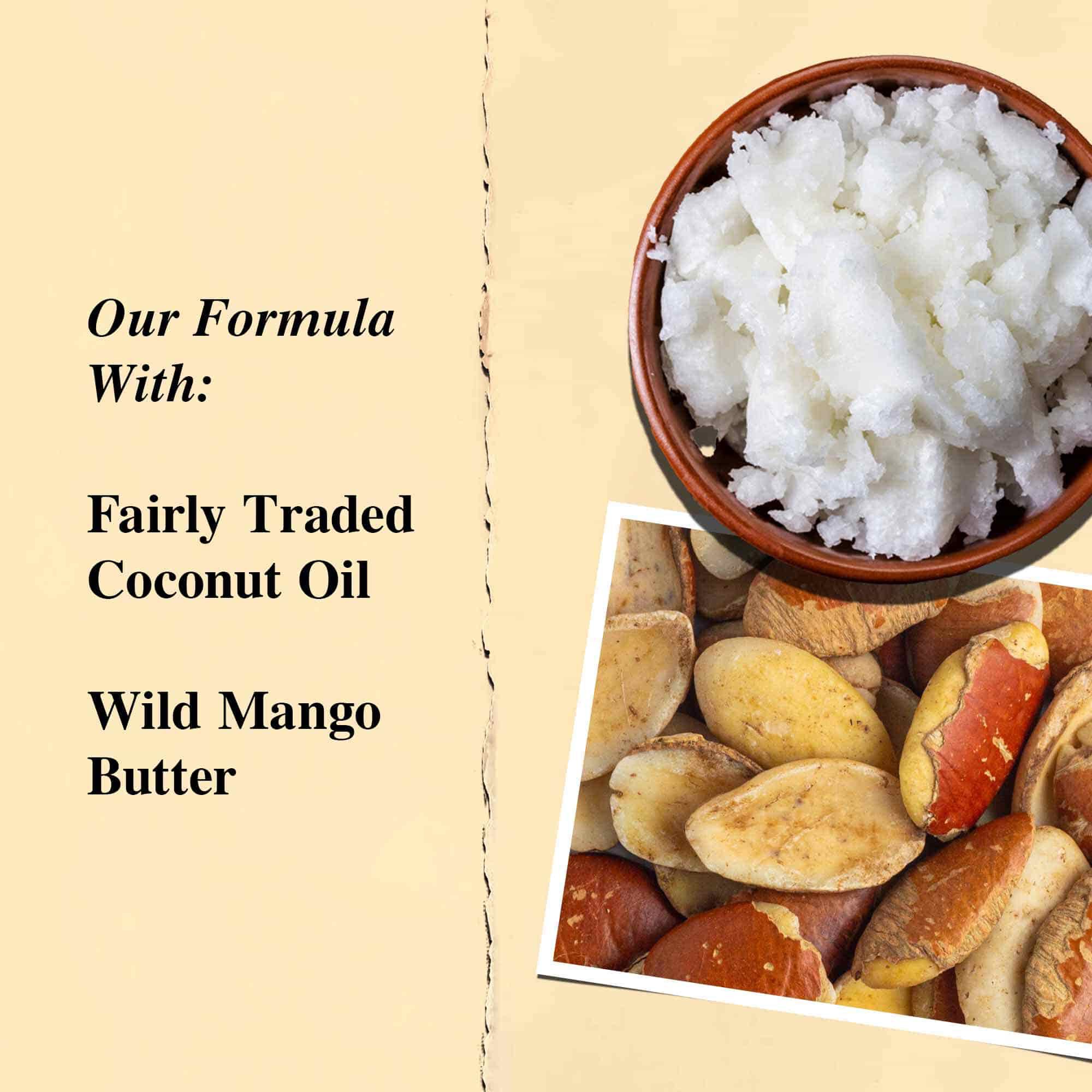 Buttermask for Lips ana bileşenleri hindistan cevizi yağı ve yabani mango yağıdır.