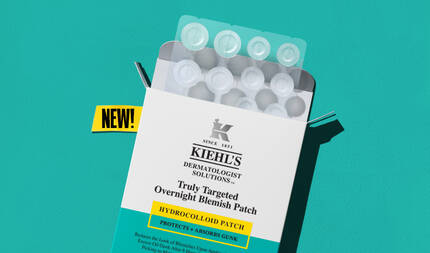 YENİ! Kiehl's Truly Targeted Overnight Blemish Patch, gunk'u emen ve cildi koruyan bir hidrojel patch, dermatolog cozumleri cilt bakımı icin.