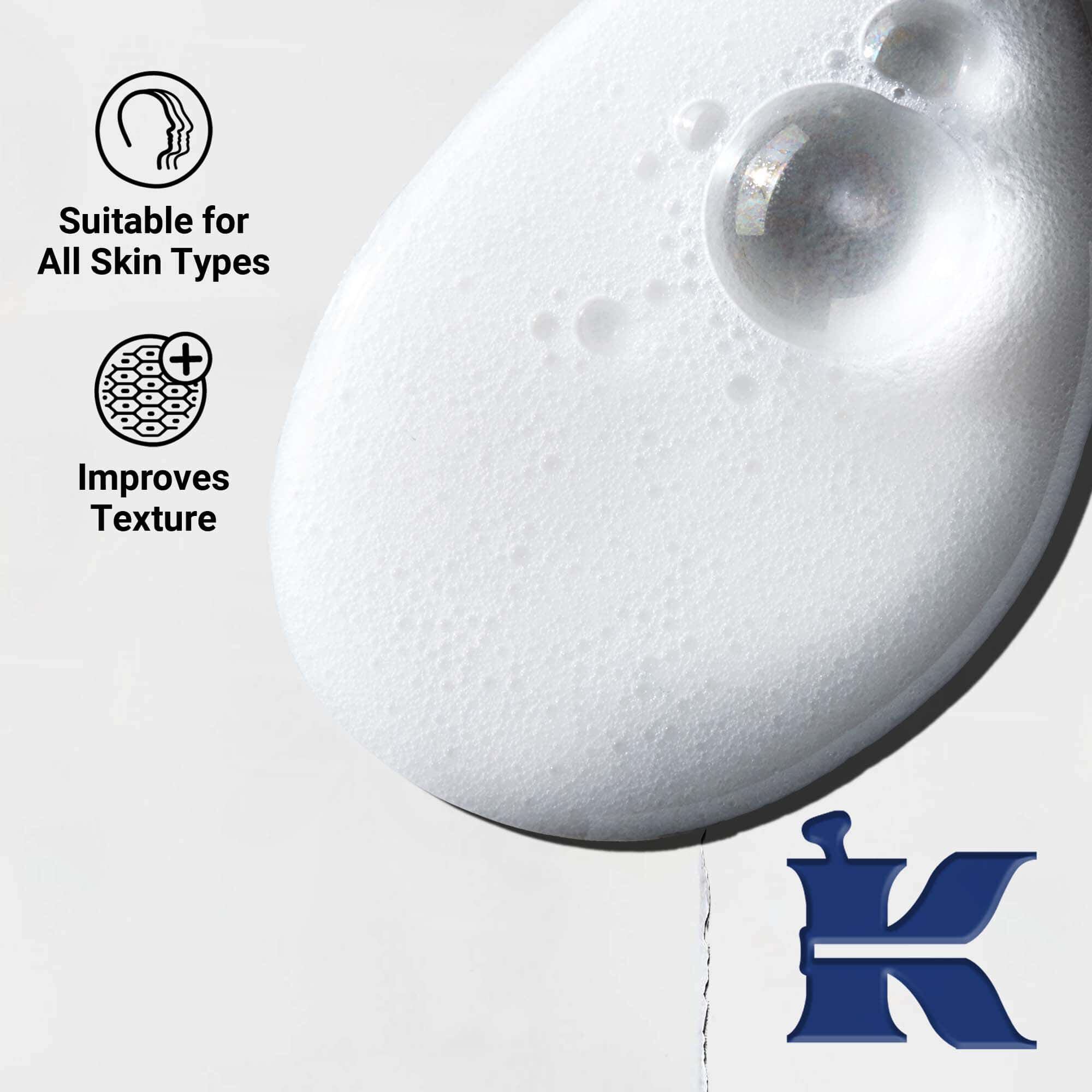 Body Fuel All-In-One Energizing Wash dokusunun yakından gorunumu: cilt, sac ve sac derisi icin nemlendirici, kremsi bir formul sunar.