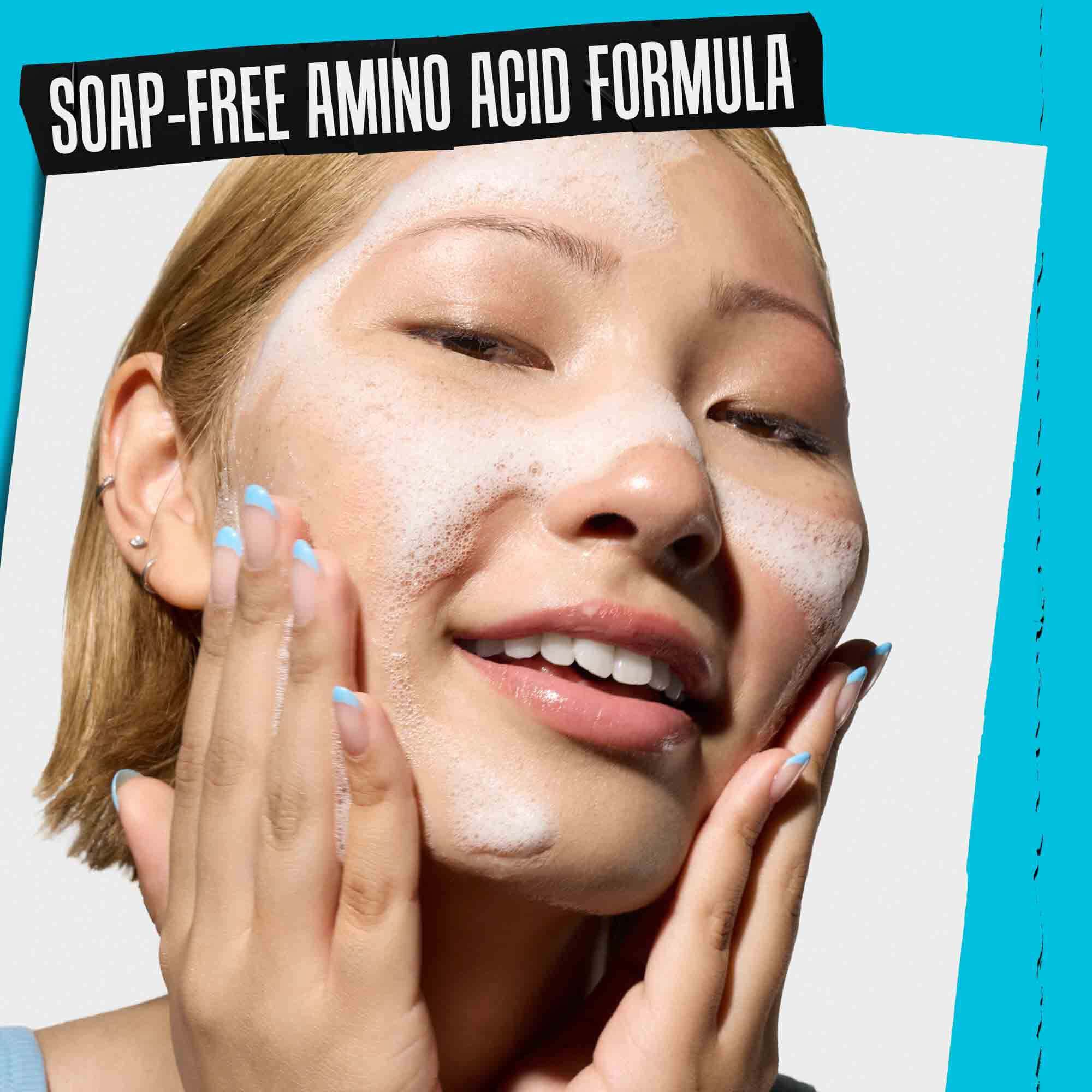 Kiehl's Ultra Facial Barrier-Hydrating Cleanser cilt uzerinde.