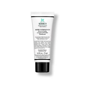 Kiehl’s Over & Under Krem-toz Formulu Tum Vucut Deodorantı tup – 2.5 fl oz/75 ml boyut