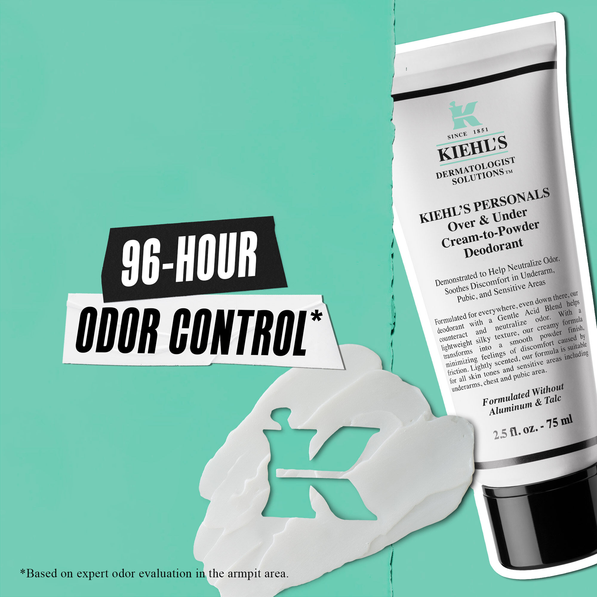 Over & Under Kremden Pudraya Deodorant Tupu – 96 Saat Koku Kontrolu